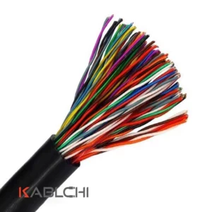 کابل تلفن کرمان مشکی 30 زوج سطح مقطع 0.6